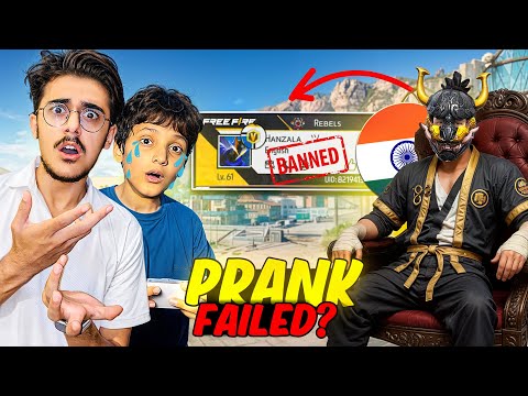 I Pranked Indian YouTuber but Almost Got Hanzala's V Badge ID Banned! 😱