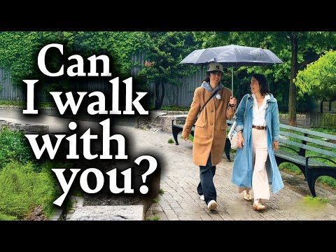 I asked strangers if I could walk with them...