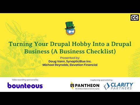 Turning Your Drupal Hobby Into a Drupal Business (A Business Checklist)