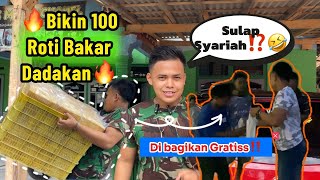 Bikin 100 Roti Bakar Lalu Di Bagikan Gratis⁉️|| Sulap Syariah || Mas Magic Chanel