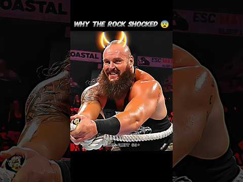 Braun Strowman Full Body Show 😤 The Rock & Roman Full Surprise 😨🔥 #romanreigns #therock #wwe #shorts