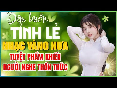 LK Nhạc BOLERO Xưa – Siêu Phẩm Nhạc Vàng Tí Tách Nhẹ Nhàng Cả Làng Đều Thích | ĐÊM BUỒN TỈNH LẺ
