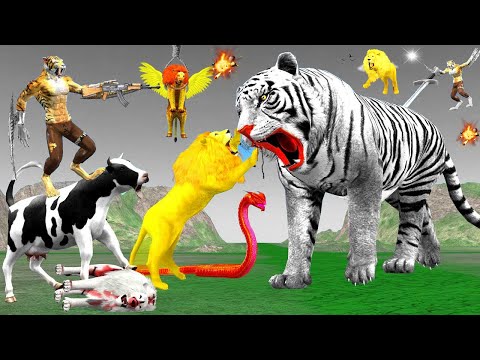 Top 03 Lion Amazing Hindi Moral Stories Collection Sher Ki Kahani - Hindi Kahaniya - Fairy Tales.