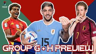KDB…Easy as 1,2,3! Groups G + H World Cup 2026 Preview