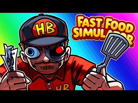 Fast Food Simulator - Youtubers Getting a Real Job!