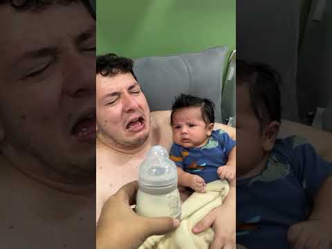 Papai e Bebê sincronizados #maternidade