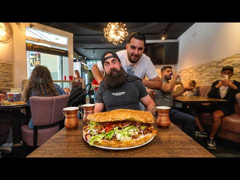 I ATTEMPTED THAT VIRAL DONER KEBAB CHALLENGE IN GERMANY! | BeardMeatsFood