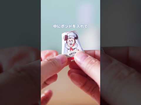 かわいいお菓子をミニマグネットにして残してみた#ディズニー #100均diy #ガチャガチャ #ハンドメイド