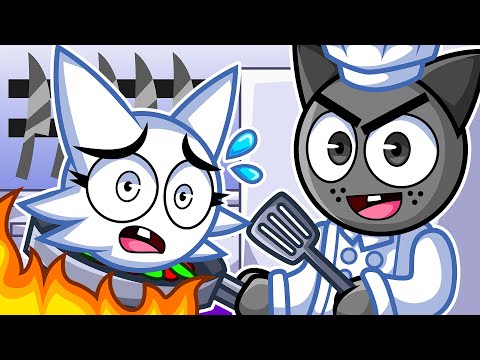 ¡GRAY COCINA A WENDA y SE ENOJA! | COCINA LOCA en ROBLOX! INCREDIBOX SPRUNKI