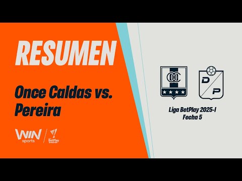 Once Caldas vs. Deportivo Pereira (resumen y goles) | Liga BetPlay Dimayor 2025-I | Fecha 5