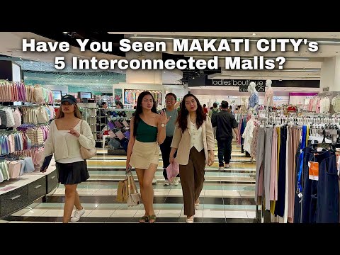 Walk Through Makati City’s 5 Interconnected Malls at Night! Metro Manila Philippines BER MONTHS 2024