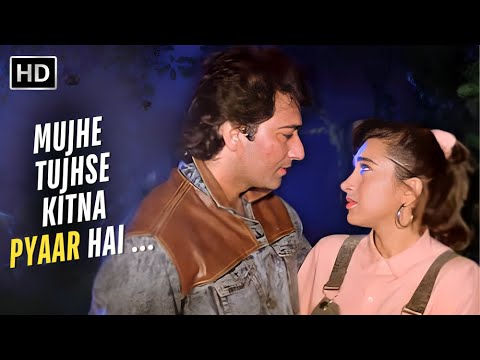 Mujhe Tujhse Kitna Pyaar Hai | Kumar Sanu, Alka Yagnik | Karisma Kapoor & Avinash Romantic Song