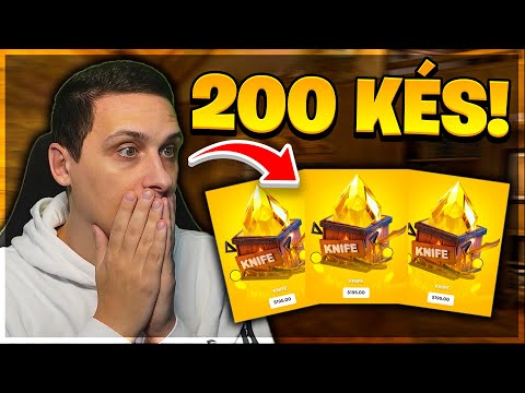 Kinyitottunk 200 Darab Kést! *LÁDAPÁRBAJ* | CASEHUG