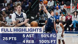Cooper Flagg (25 PTS on 50% FG, 5 AST) Rediscovered His Offense vs the Cavaliers | Full Highlights