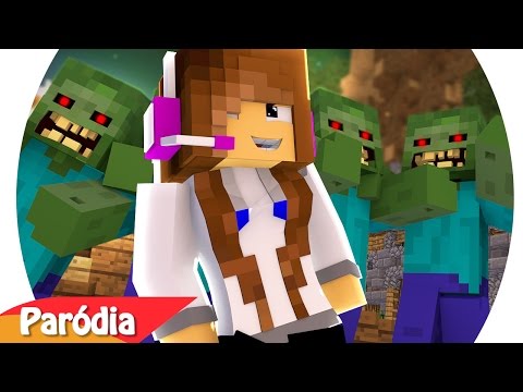 Minecraft: PARÓDIA O GRAVE BATER ft. BIBI - "Ele Vai Bater"