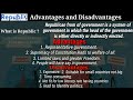 Republican Government Concepts and Challenges