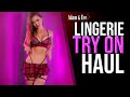 Adam and Eve - Lingerie Try On Haul! (2022)