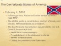 Secession and the Confederate States