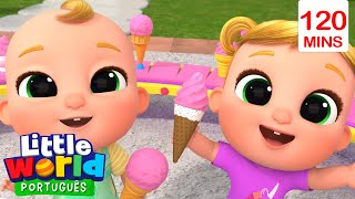 Sorvete gostoso no verão com sabores incríveis | Nina e Nico - Little World Português