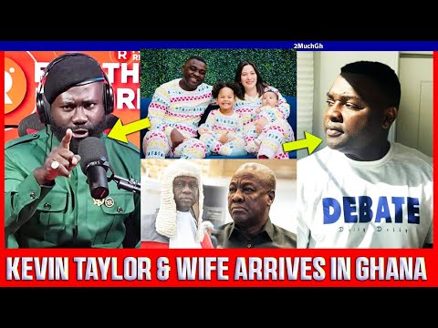 Kenvin Taylor & Wife ARRIVES In Ghana To Face Court, Okatakyie Afrifa Drops His Location