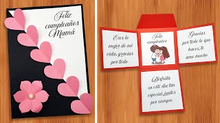 ❤️ 2 DIY Tarjetas de cumpleaños fácil y sencillo❤️ Beautiful Handmade Birthday card