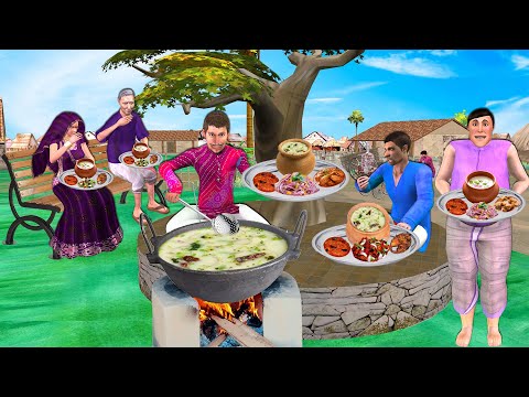 Pakhala Bhata Thali Odisha Famous Street Food Pakhala Bhata Cooking Hindi Kahani Hindi Moral Stories