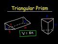 Volume and Area of Prisms and Triangles