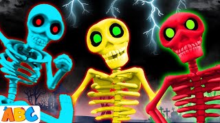 Skeletons Went Out On Halloween Night | Scary Skeletons Songs For Kids