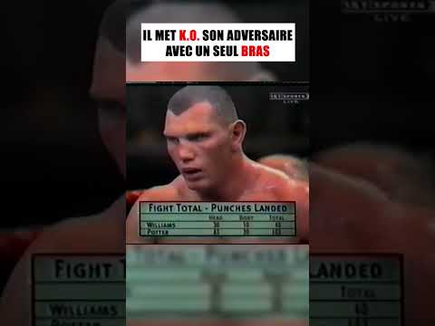 IL MET K.O. SON ADVERSAIRE AVEC UN SEUL BRAS ! #shorts #boxing