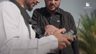 Drone Tech Transforms Date Palm Pollination | تقنية التلقيح بالنخيل باستخدام  الدرون