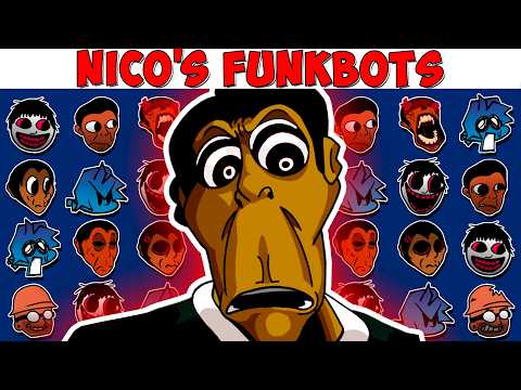FNF Character Test | Gameplay vs Playground | Nico's Funkbots: Reimagined DEMO | FNF Mods