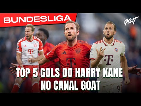 SÓ VALE PINTURA! OS CINCO GOLS MAIS BONITOS DE HARRY KANE NO CANAL GOAT