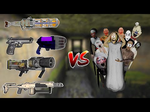 All New Strongest Weapon's VS All Granny's Family & Visitors