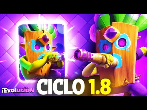 ☠️LANZADARDOS EVOLUCIONADO EN CLASH ROYALE❗*MAZO CICLO 1.8* 2025