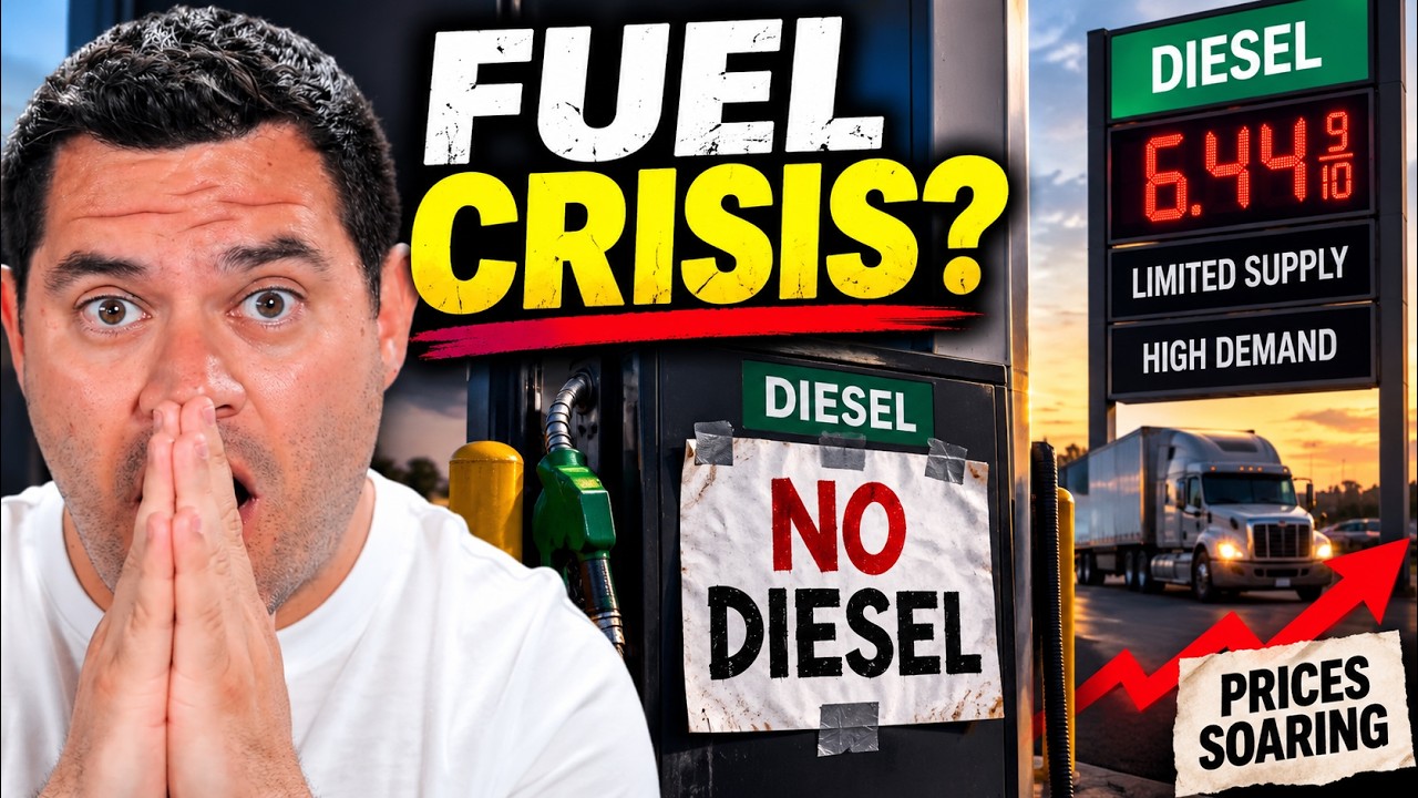 Gas Stations Are OUT OF DIESEL As Prices Hit All-Time High