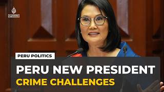 YouTube video thumbnail: Peru's new President Faces Political Instability, Crime and Climate Challenges