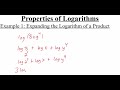 Exploring Properties of Logarithms