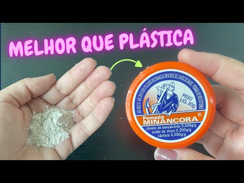 JOGUE DENTRO DA #minancora UMA ÚNICA VEZ! PELE VELHA FICA NOVA E CLAREIA