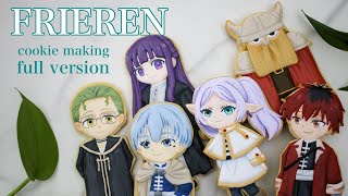 【葬送のフリーレン】フルバージョン:フリーレンのキャラクターを食べられるアイシングクッキーにしてみた Frieren: Beyond Journey’s End