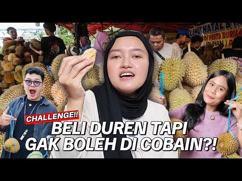 PERGI KE PESTA DURIAN!! BELI DURIAN TAPI GAK BOLEH DICOBAIN DULU!! YANG MENANG DAPET 2JT?!