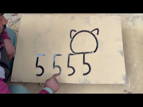 How to Draw Cat From 5555 Step by Step Drawing | cat Drawing Easy 🐈‍⬛