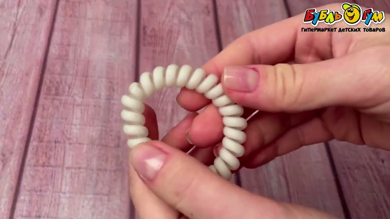 Резинки-пружинки Lilly & Mia нежные матовые цвета - видео