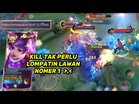 kill tak perlu,, mvp nomer 1 | MLBB Guinevere Gameplay Build Terbaik Tuk Open War Walaupun Dmg Geli