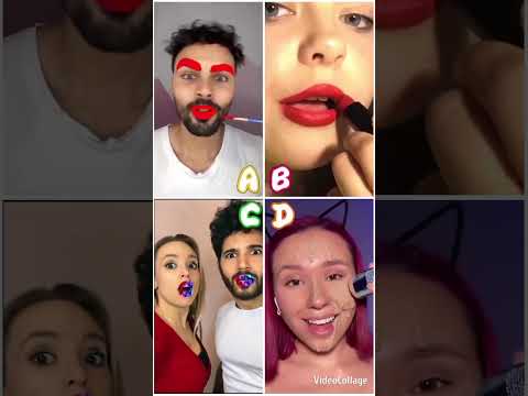 LALALA 💋Lipstick ChallengeWho's your favourite? Fave? #shorts #tiktok #lalalalala #shortsvideos