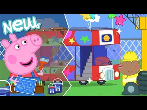 Peppa Pig Tales 🔧 The Party Bus Makeover! 🚌 BRAND NEW Peppa Pig Episodes