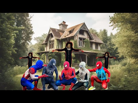 Pro 6 SpiderMan Escape From TEACHER SERBIAN Dancing in Abandoned School !! ( Scary POV )