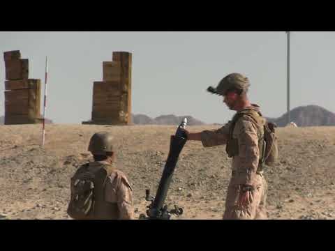 Marines and Mortars on a Monday in Twentynine Palms, California