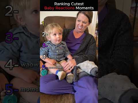 Ranking Cutest Baby Reactions Moments #ranking  #baby #cute