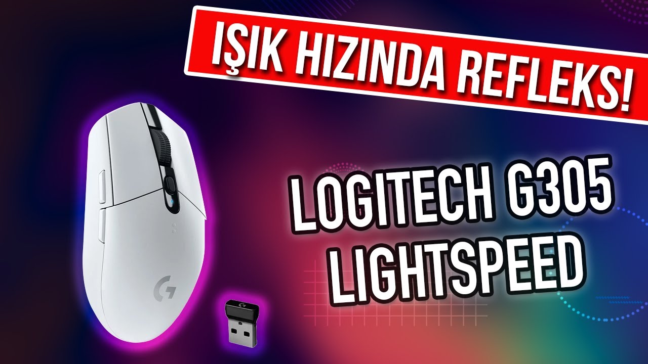 LOGITECH G305 LIGHTSPEED Wireless Gaming Mouse Lila - Vatan Bilgisayar