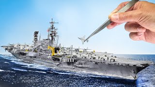 USS MIDWAY REALISTIC DIORAMA/ How to make/ DIY